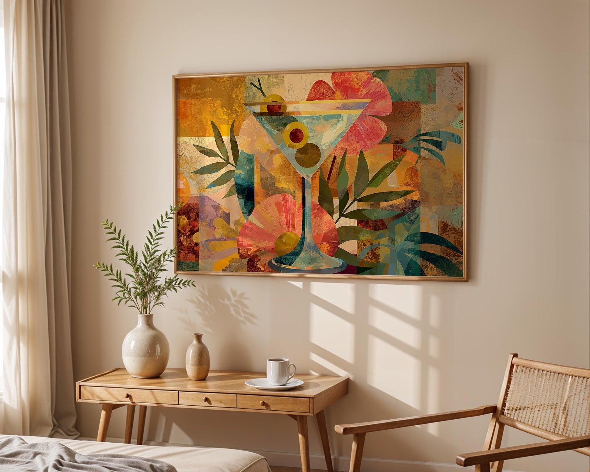 Kitchen Wall Art | Maximalist Cocktail Print