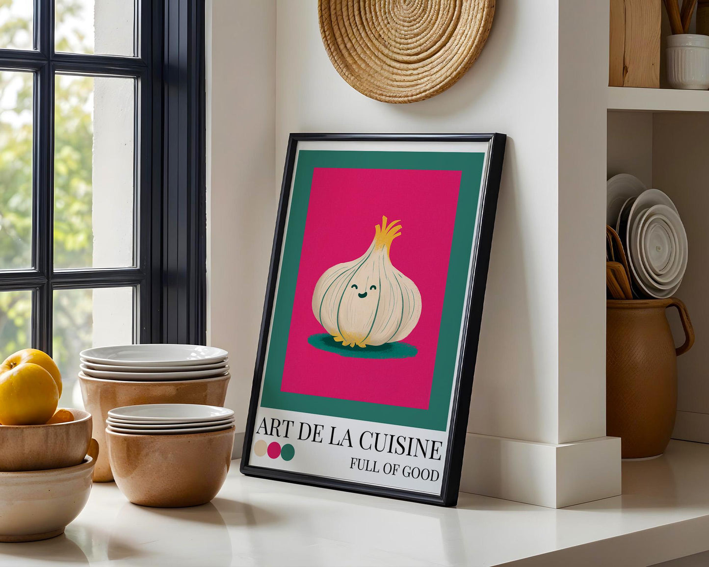 Kitchen Wall Art | Garlic Wall Art