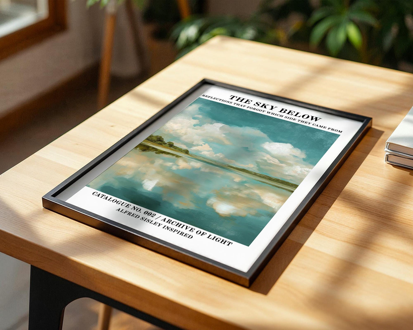 Gallery Wall Art | Alfred Sisley Inspired Lake Poster