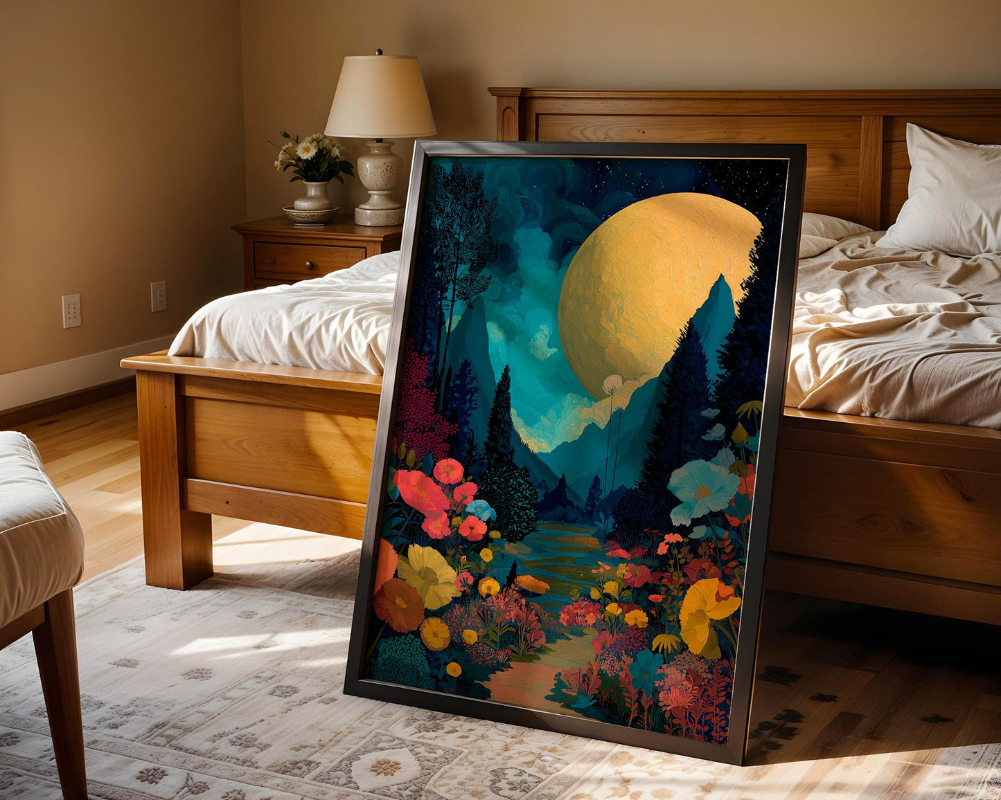 Dopamine Decor | Abstract Surreal Night Print