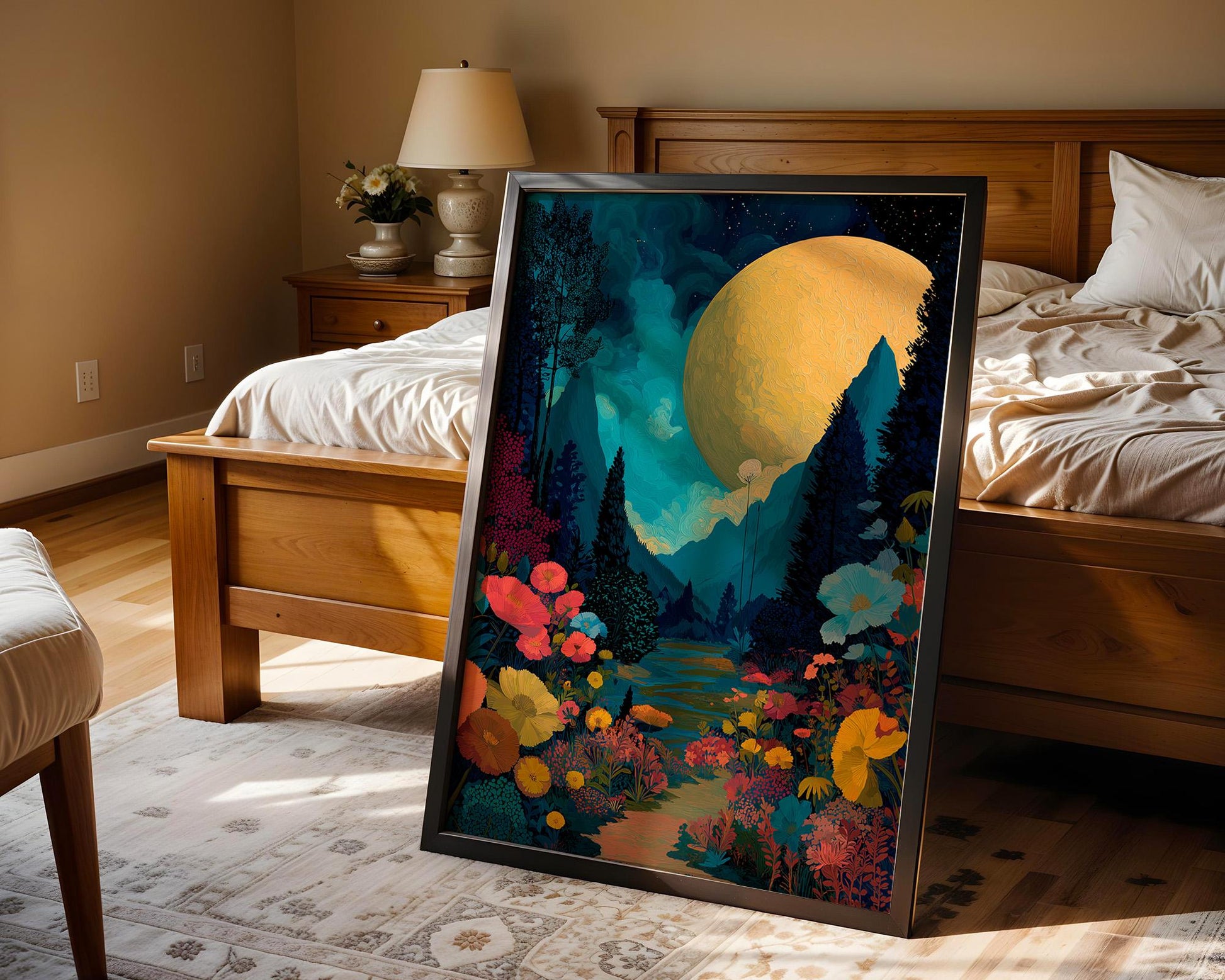 Dopamine Decor | Abstract Surreal Night Print