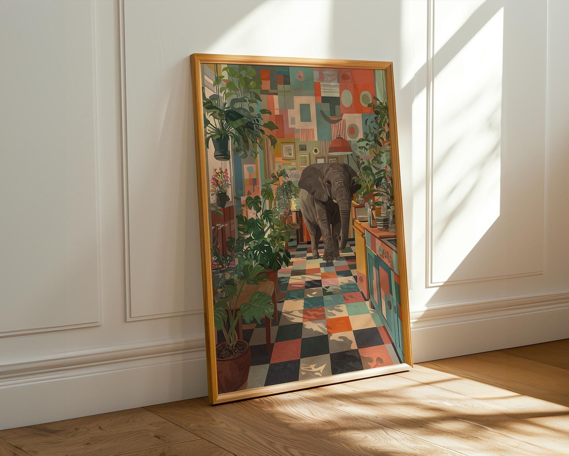 Dopamine Decor | Retro Elephant Decor