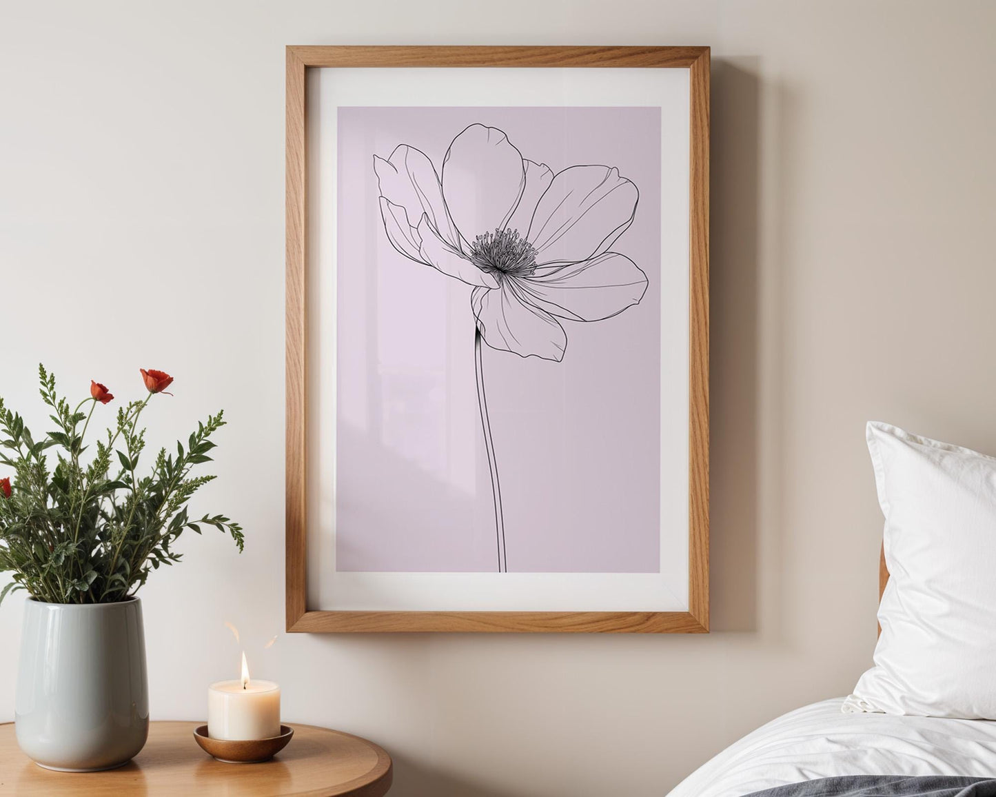 Flower Wall Decor | Botanical Wall Art