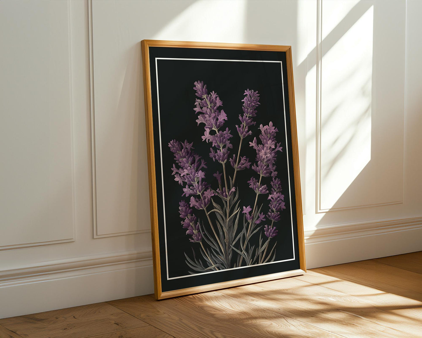 Flower Wall Decor | Lavender Floral Poster