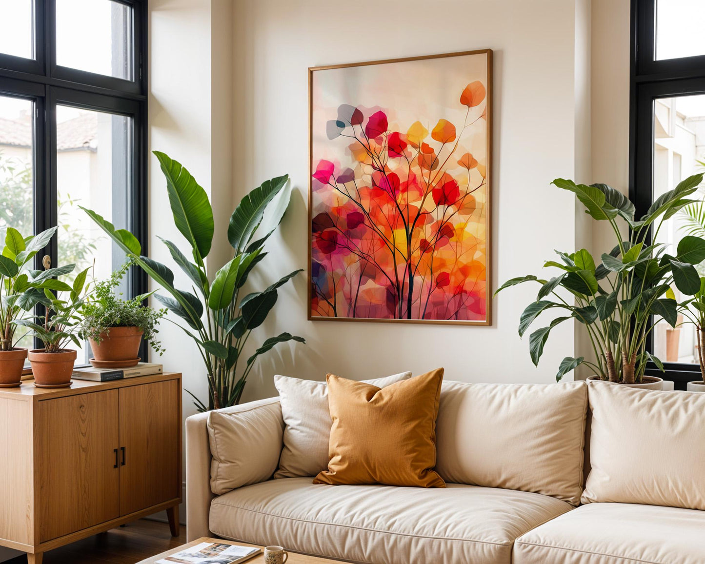 Gallery Wall Art | Abstract Floral Wall Art