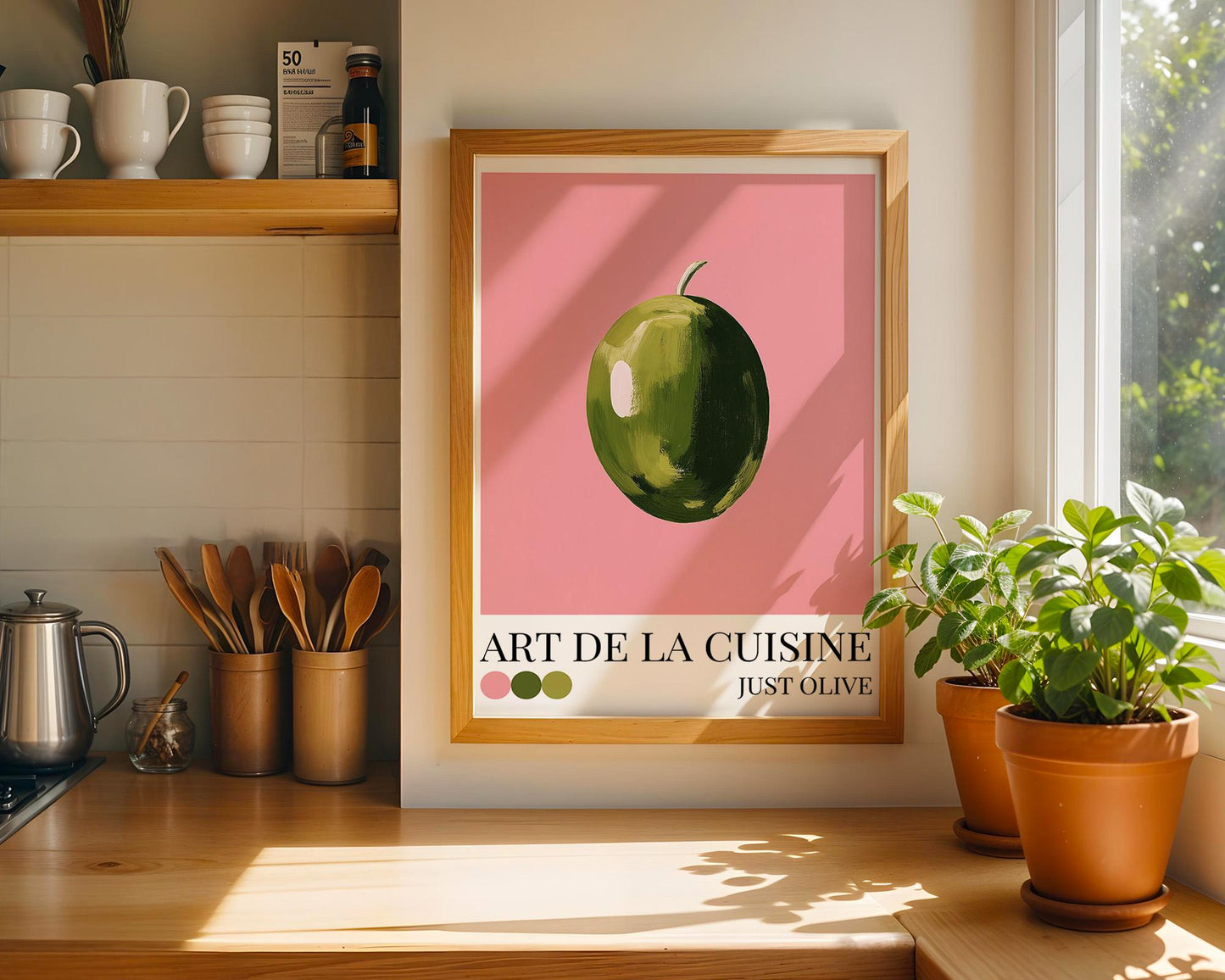 Kitchen Wall Art | Olive Art Print