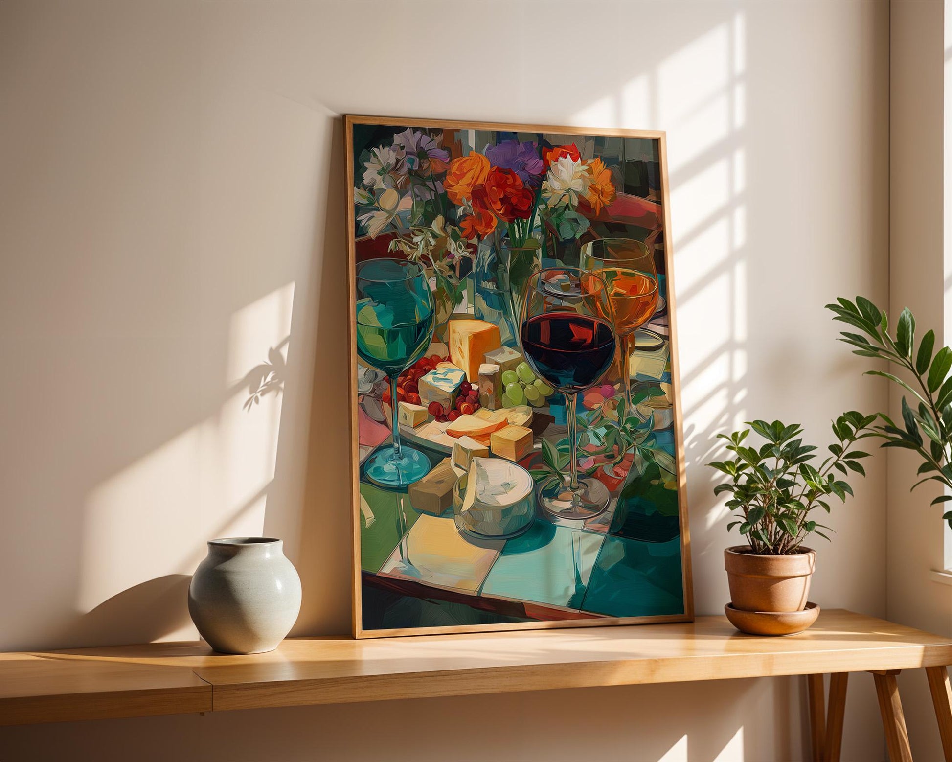 Dopamine Decor | Abstract Floral Poster