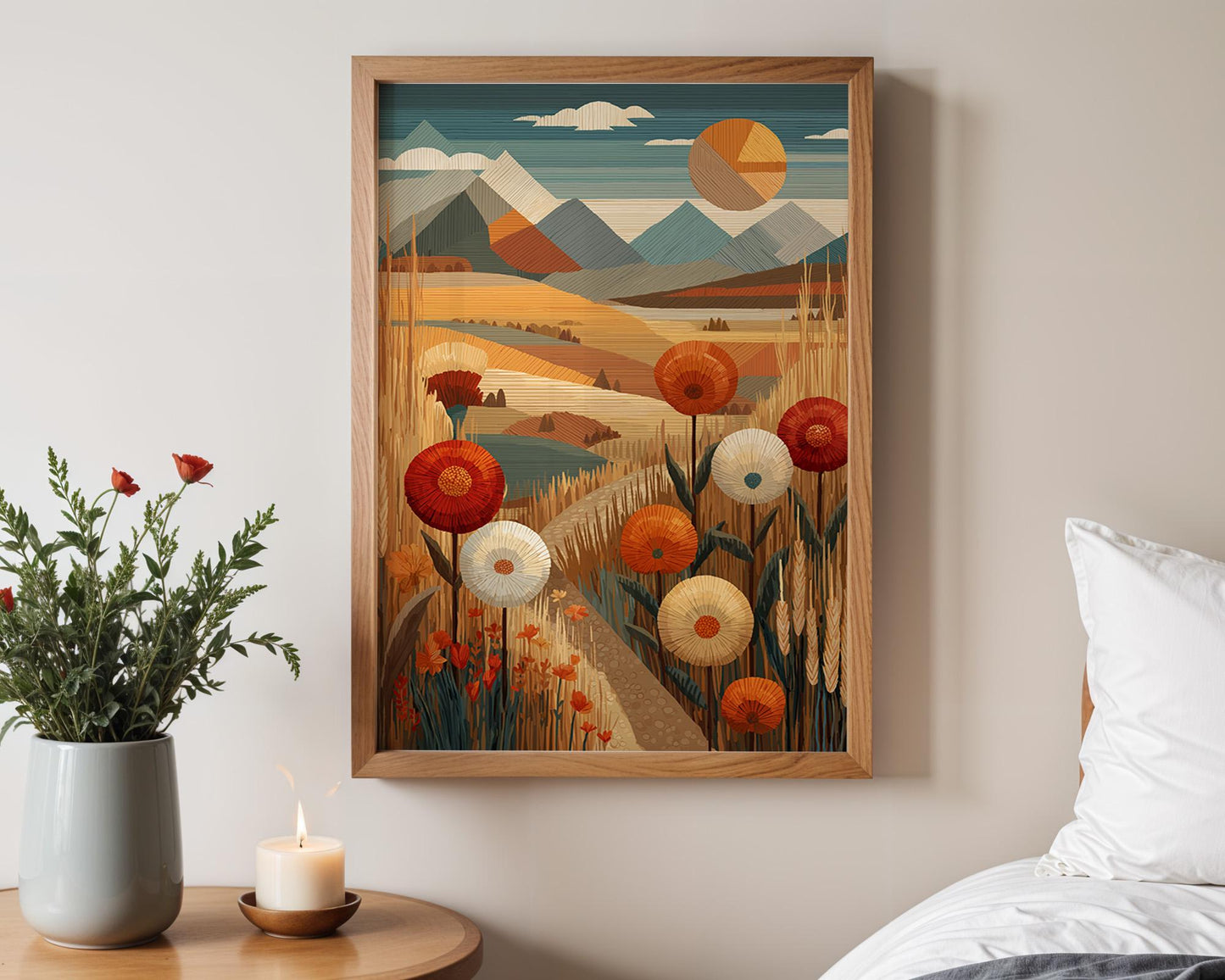 Dopamine Decor Print | Abstract Boho Sun Poster