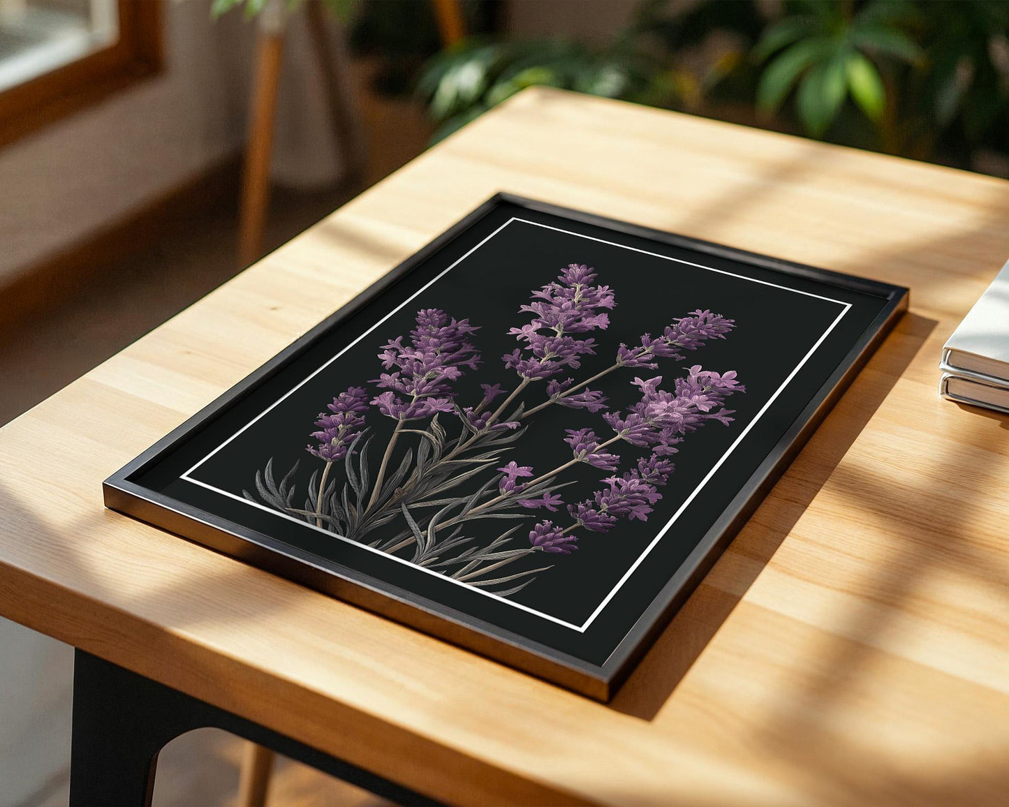 Flower Wall Decor | Lavender Floral Poster