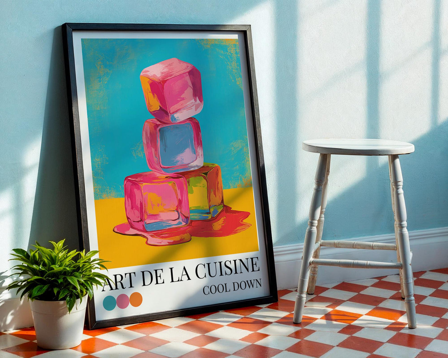 Kitchen Wall Art | Dopamine Kitchen Art