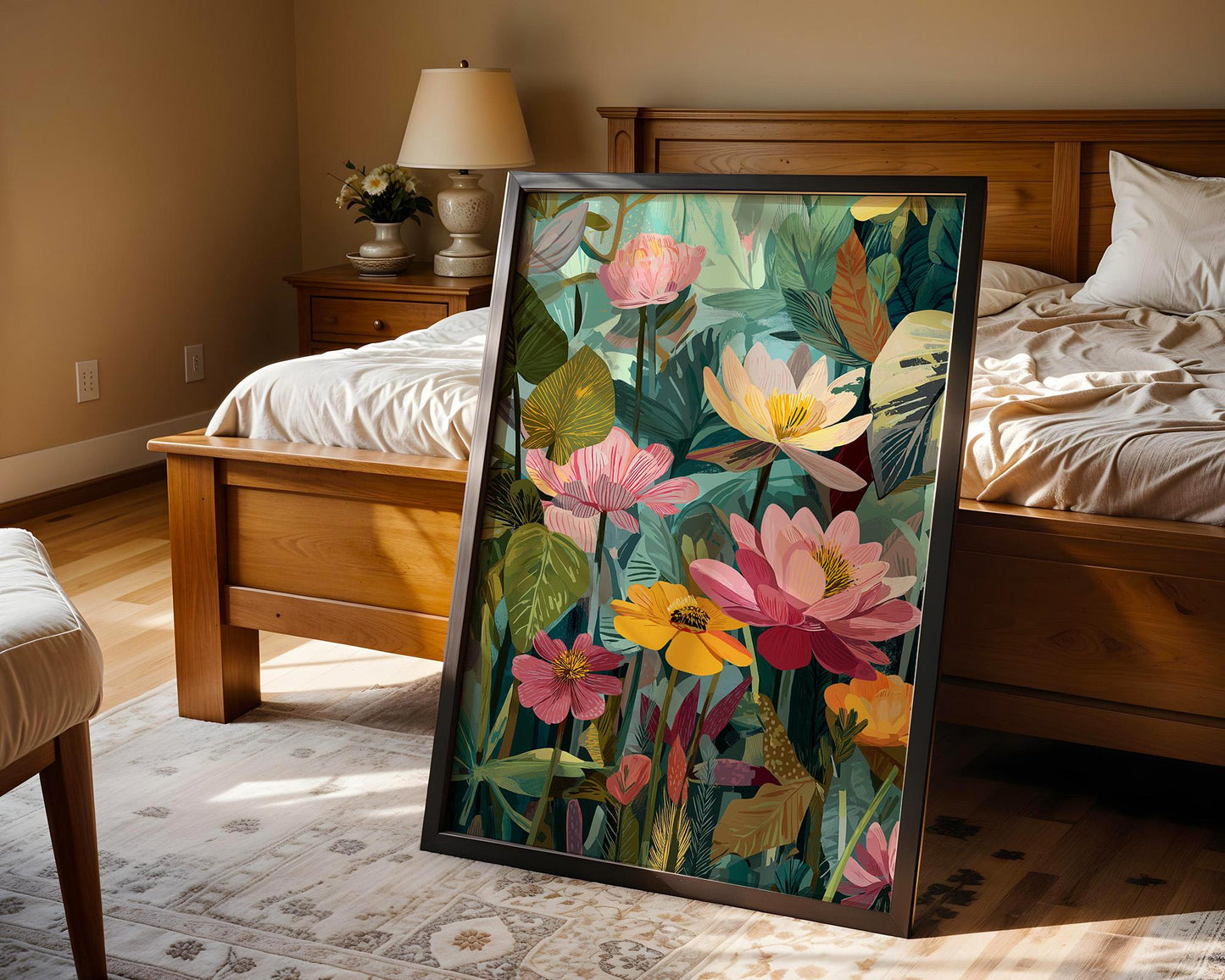 Dopamine Decor | Abstract Floral Print