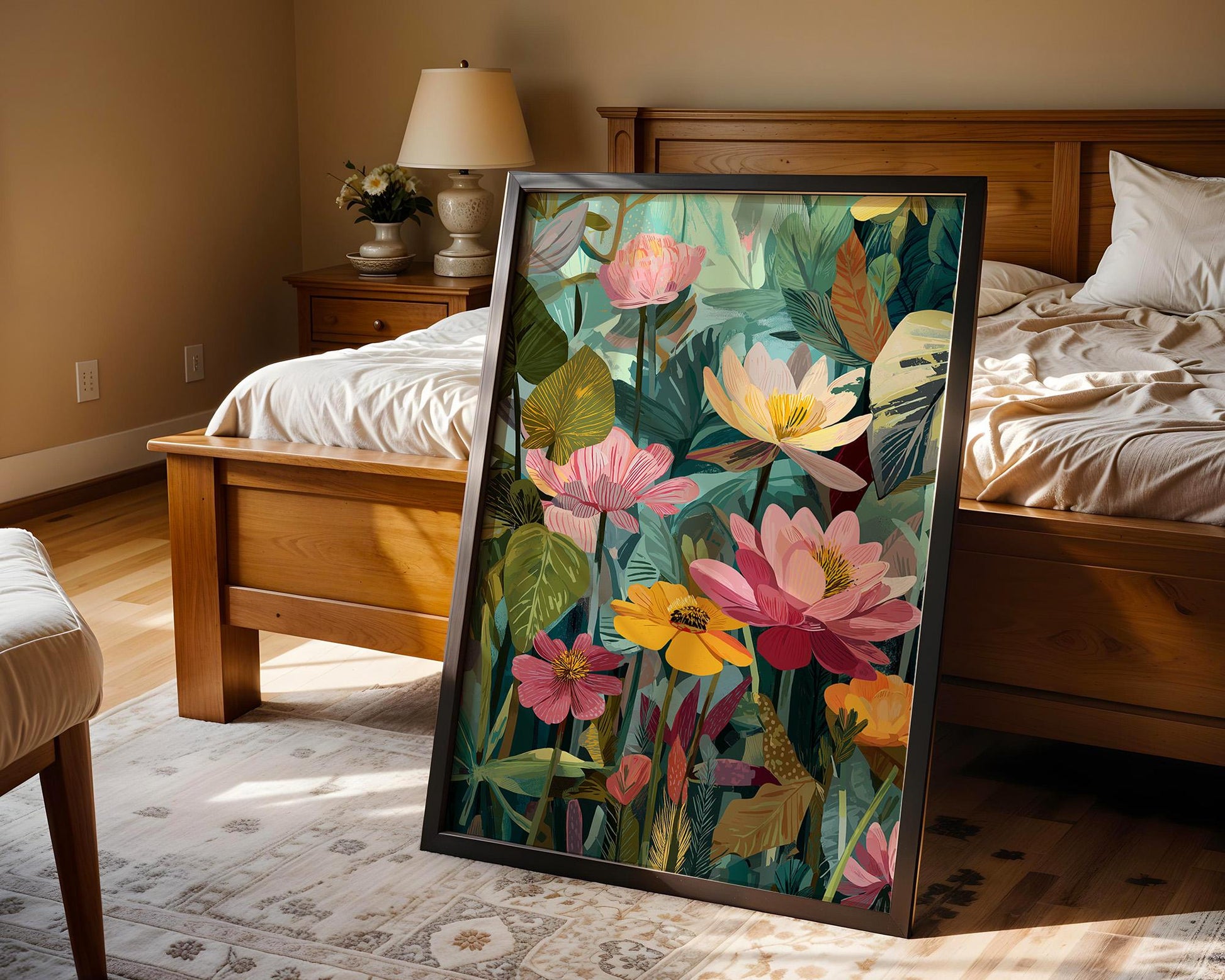 Dopamine Decor | Abstract Floral Print