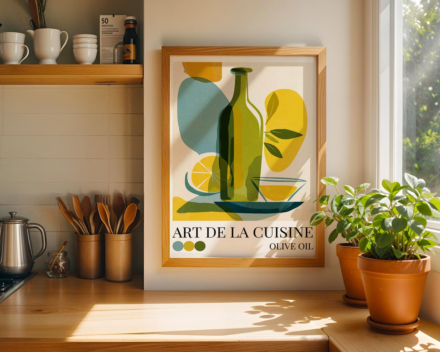 Kitchen Wall Art | Olive Oil Wall Art