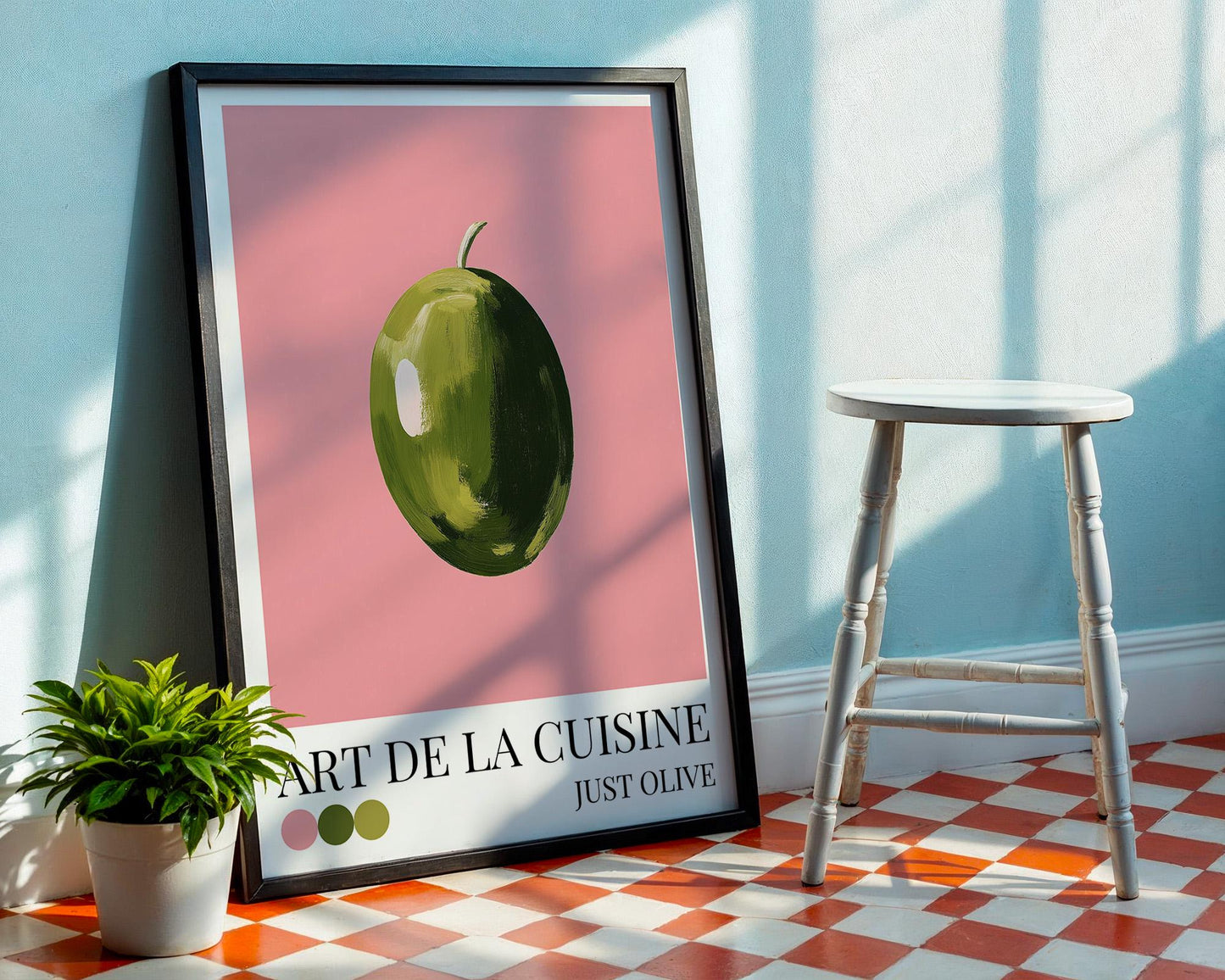 Kitchen Wall Art | Olive Art Print