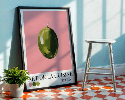 Kitchen Wall Art | Olive Art Print