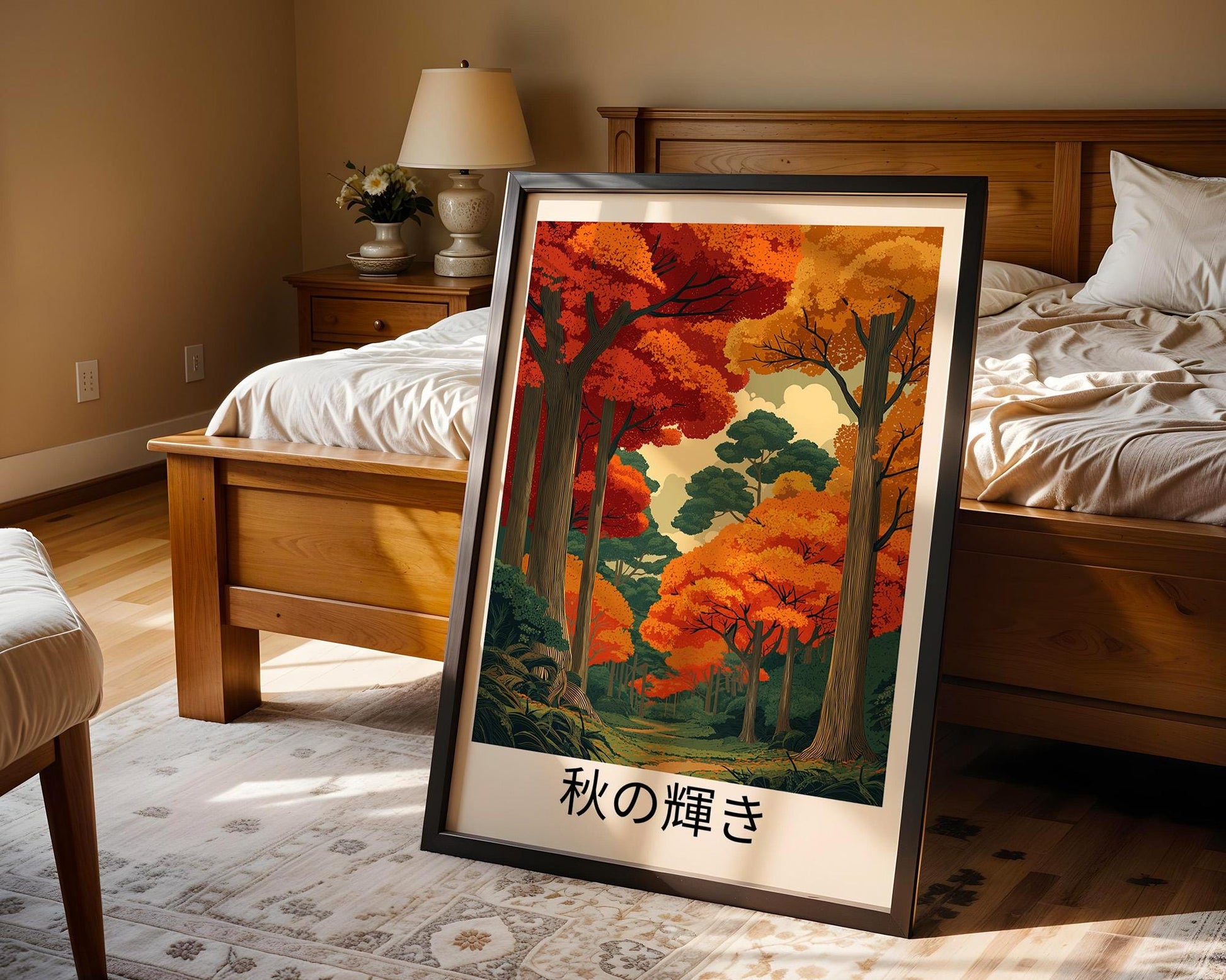 Japanese Wall Art | Autumn Wall Decor
