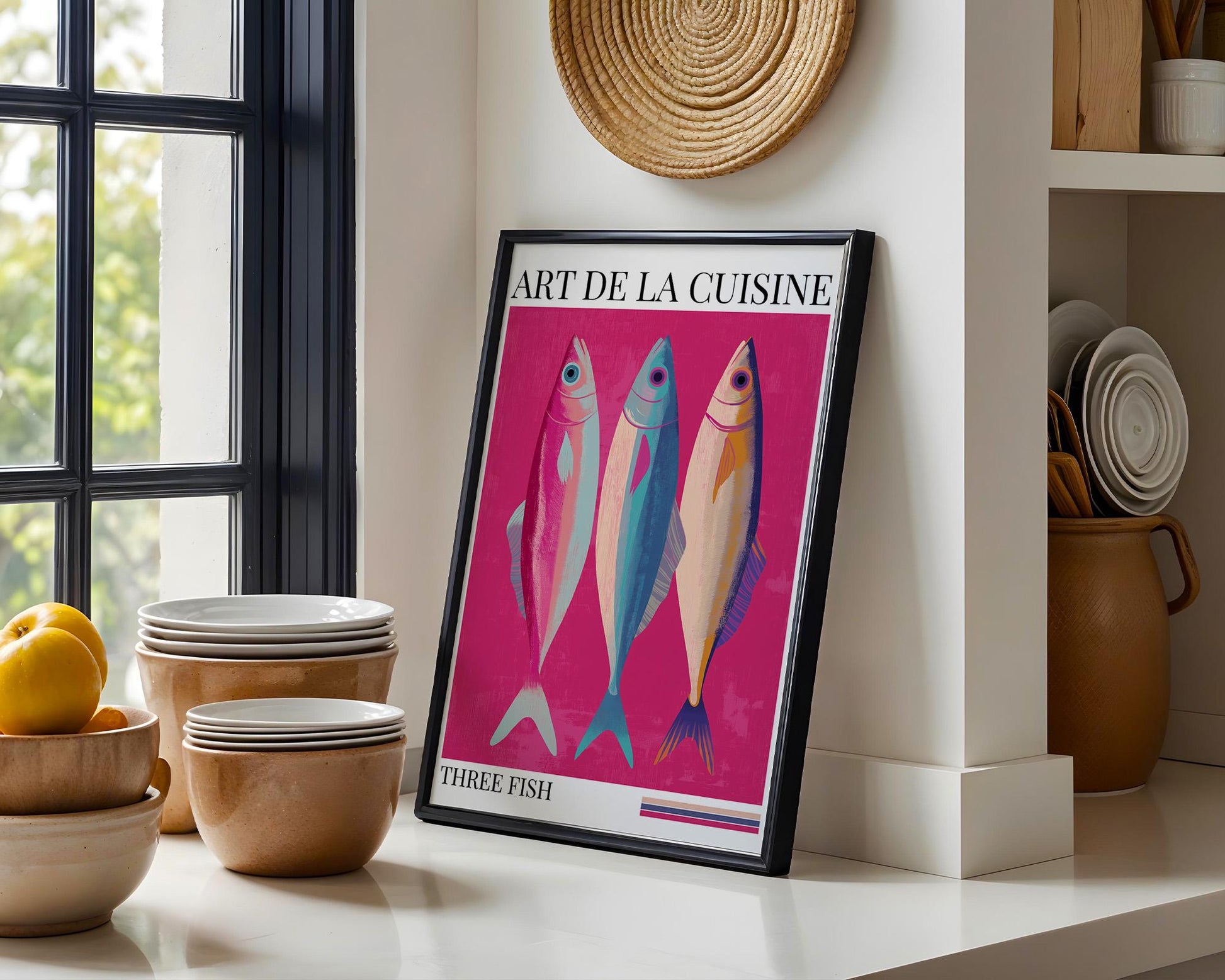 Kitchen Wall Art | Fish Wall Decor