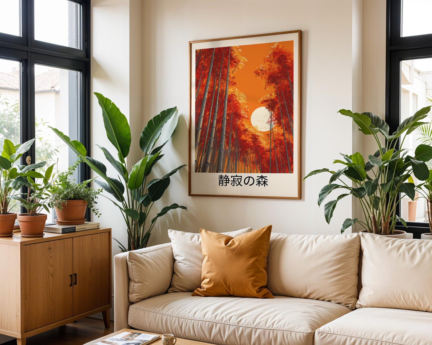 Japanese Wall Art | Japanese Bamboo Art Print