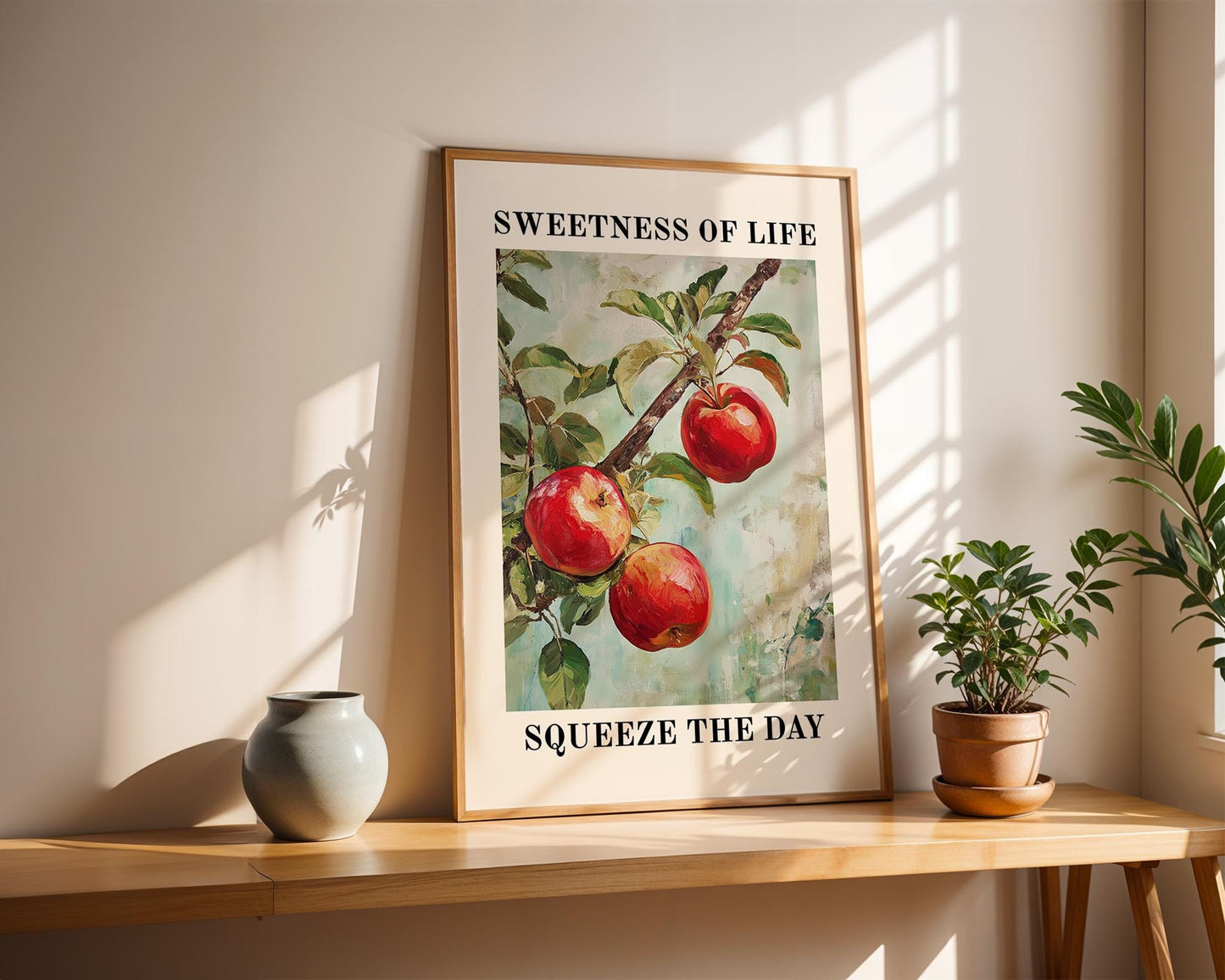 Kitchen Wall Art | Red Apple Wall Art