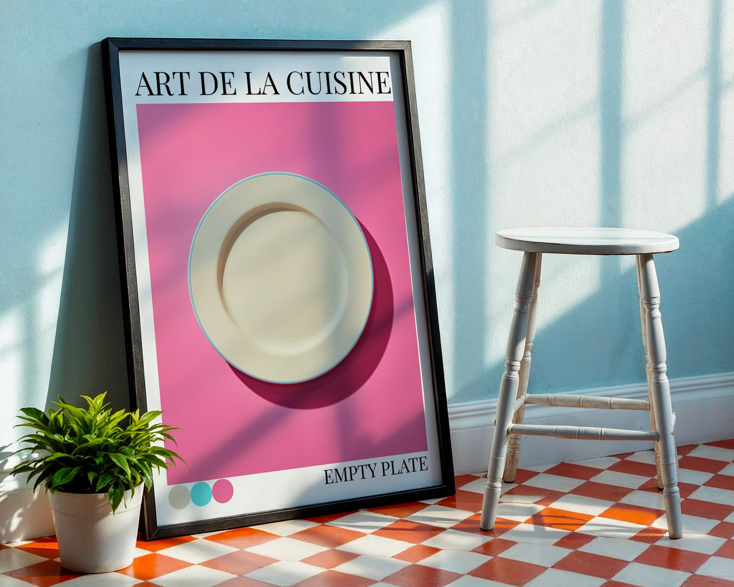 Kitchen Wall Art | Bold Dining Art Print