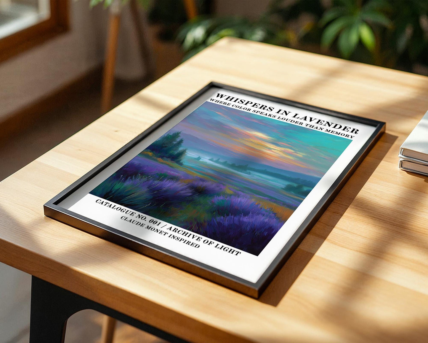 Gallery Wall Art | Claude Monet Inspired Poster