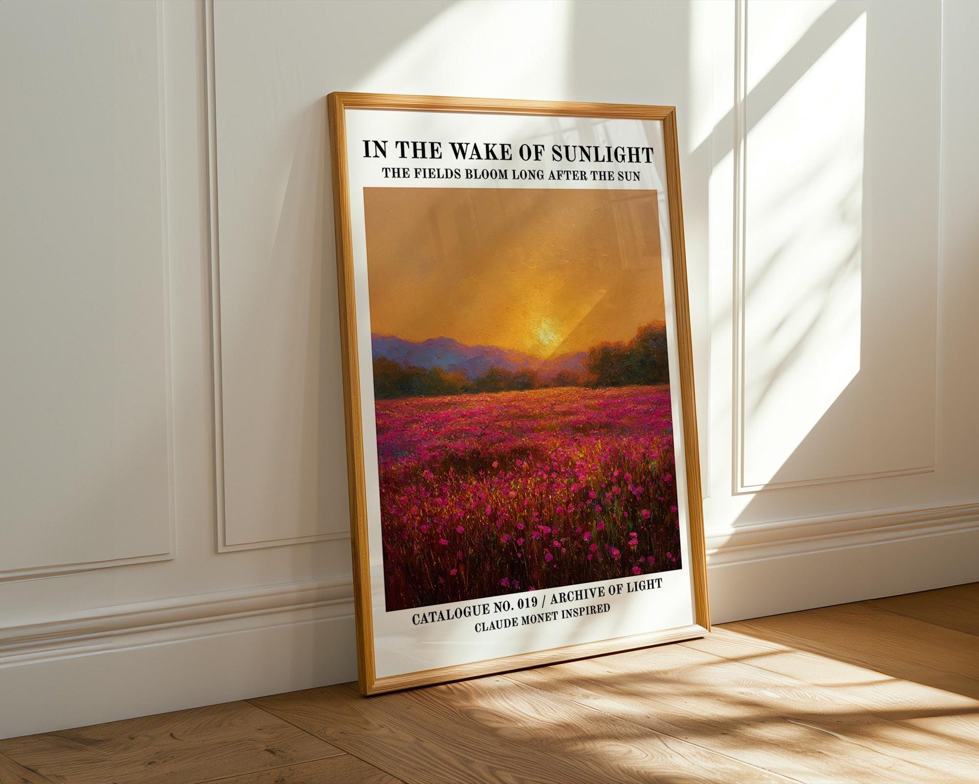 Gallery Wall Art | Impressionist Floral Poster
