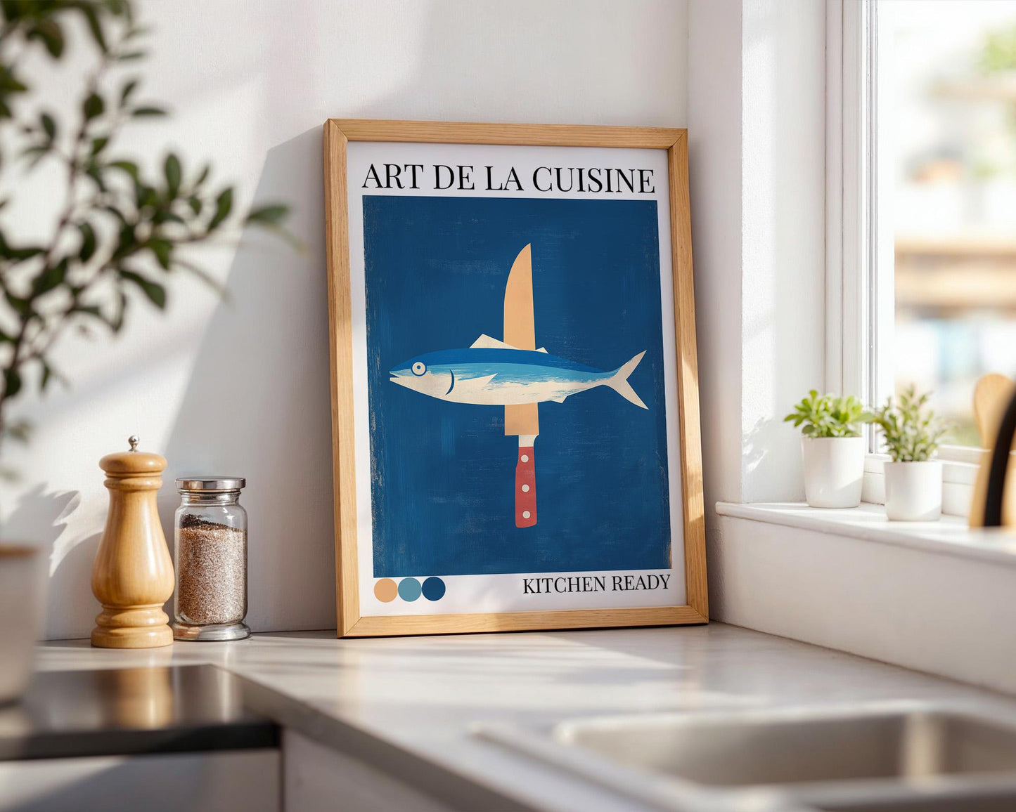 Kitchen Wall Art | Fish Art Print