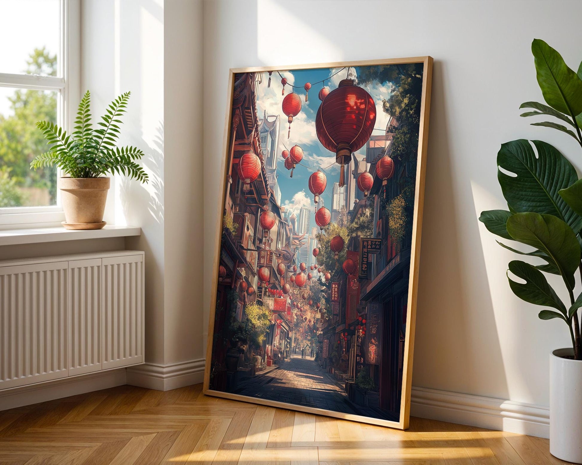 Japanese Wall Art | Japanese Cityscape Poster