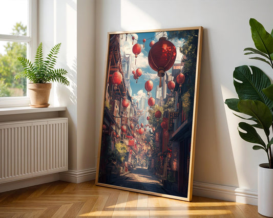 Japanese Wall Art | Japanese Cityscape Poster