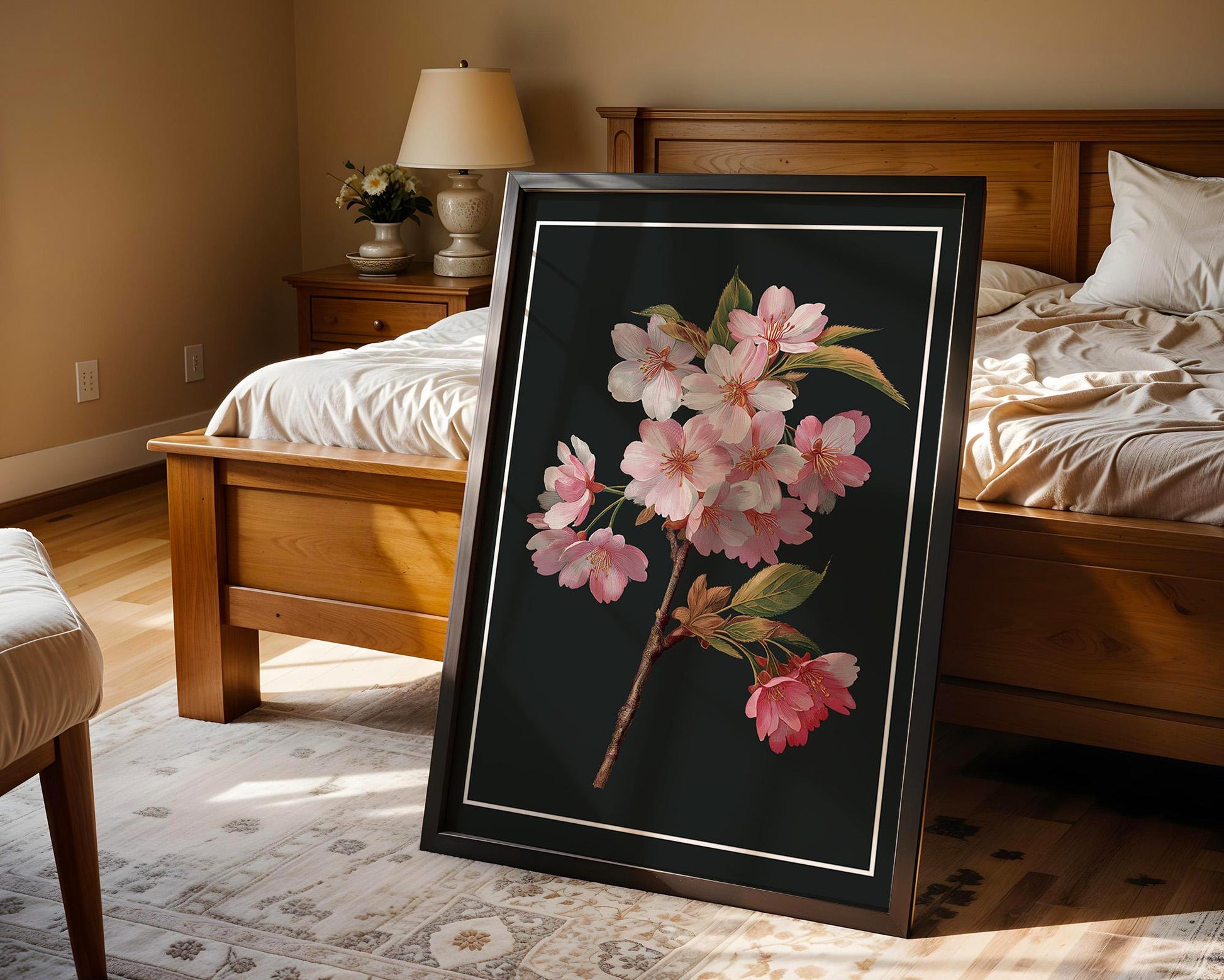 Flower Wall Decor | Modern Floral Print