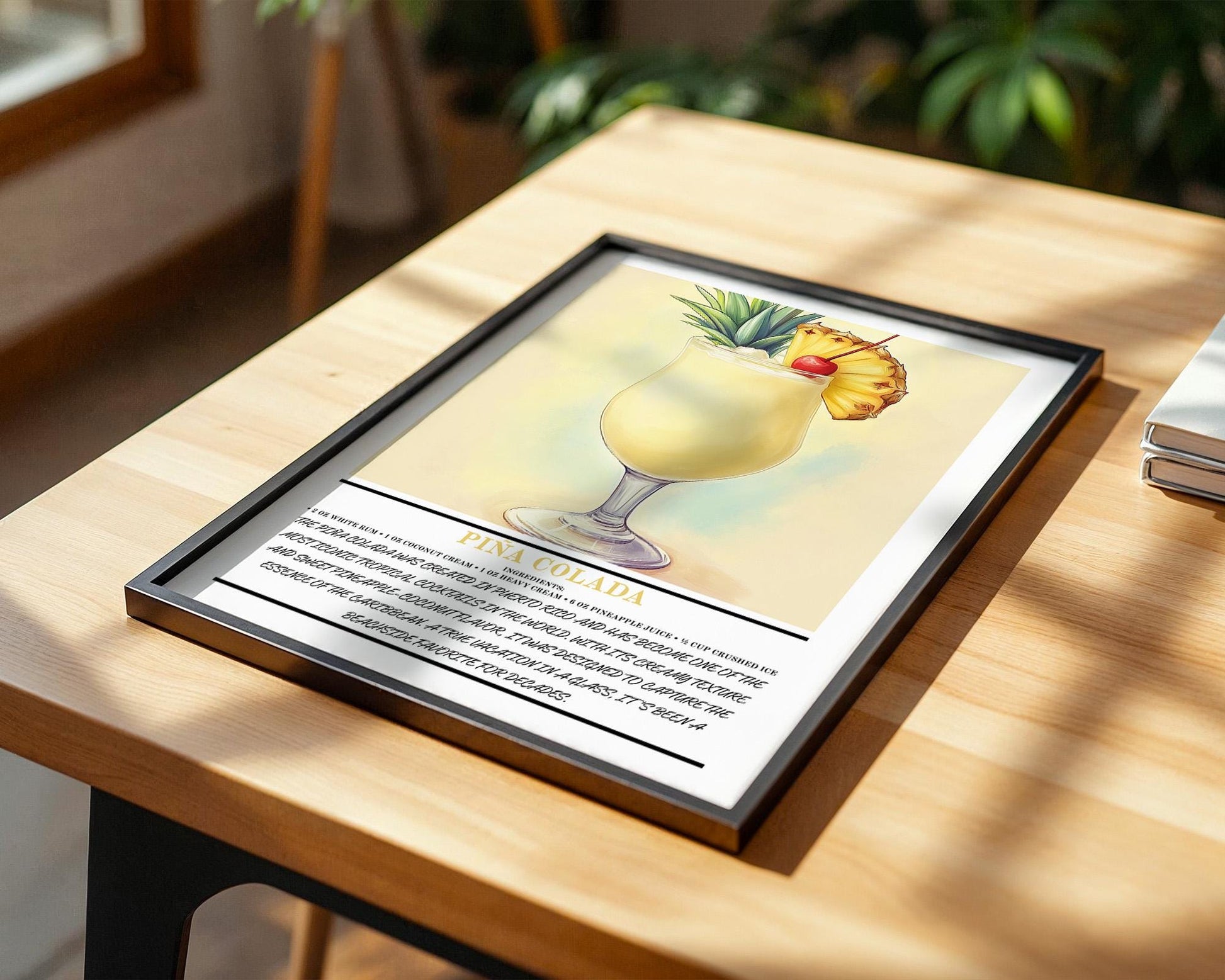 Kitchen Wall Art | Piña Colada Wall Art