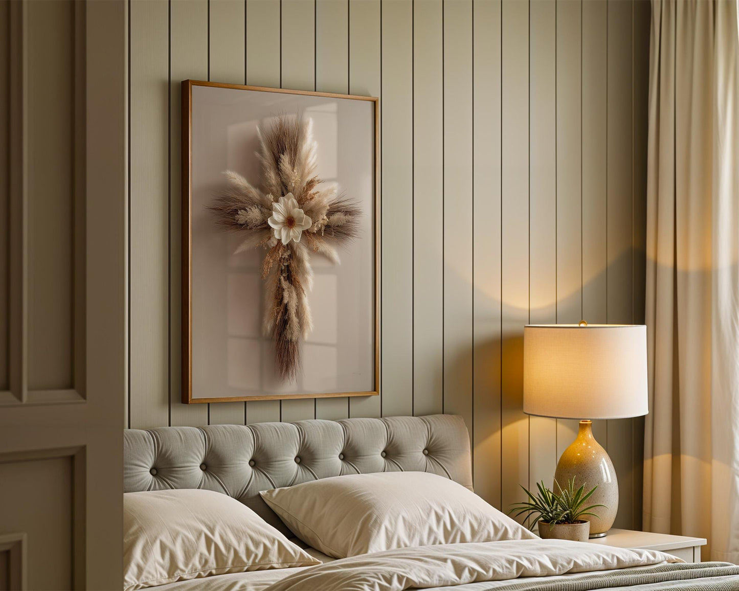 Christian Wall Art | Rustic Cross Poster