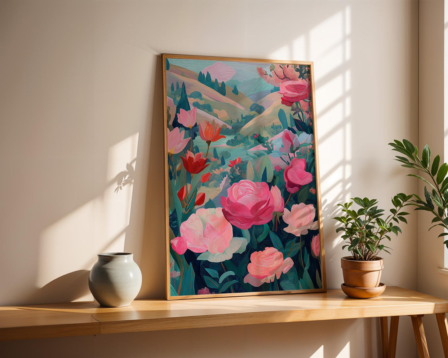 Dopamine Decor | Vibrant Abstract Garden Decor