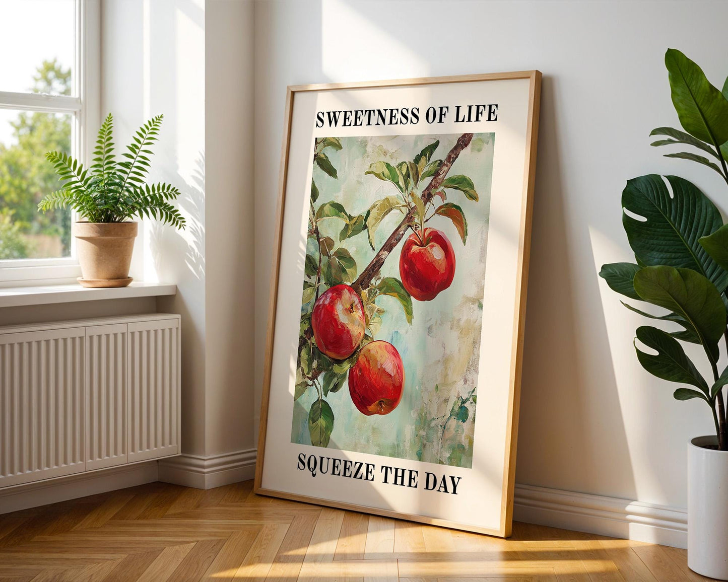 Kitchen Wall Art | Red Apple Wall Art