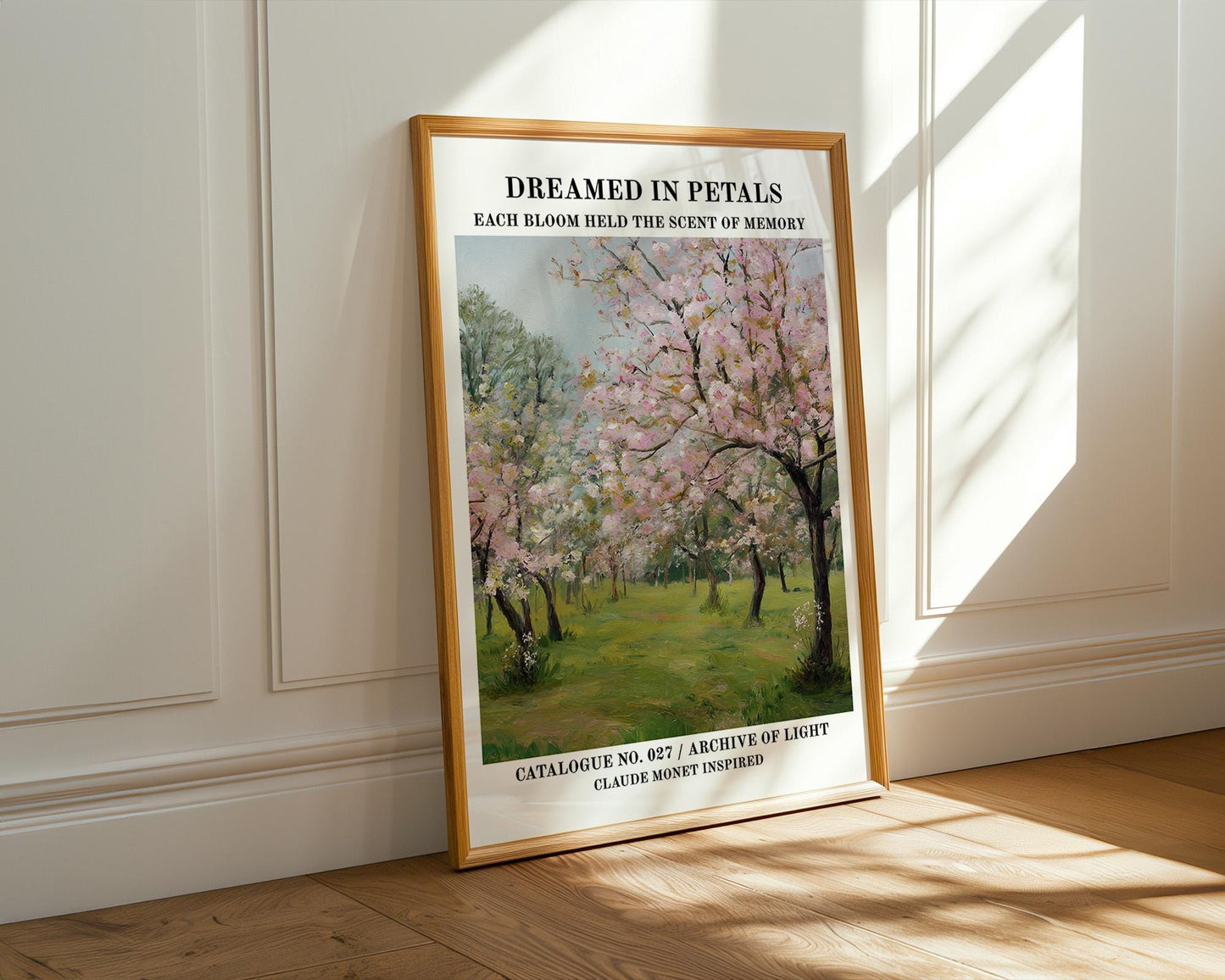 Gallery Wall Art | Monet Inspired Floral Print