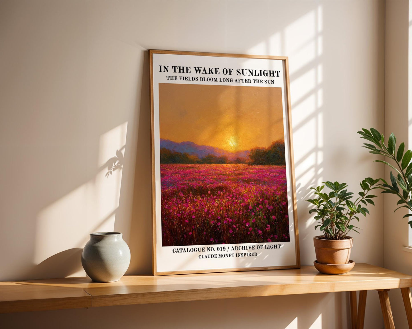 Gallery Wall Art | Impressionist Floral Poster