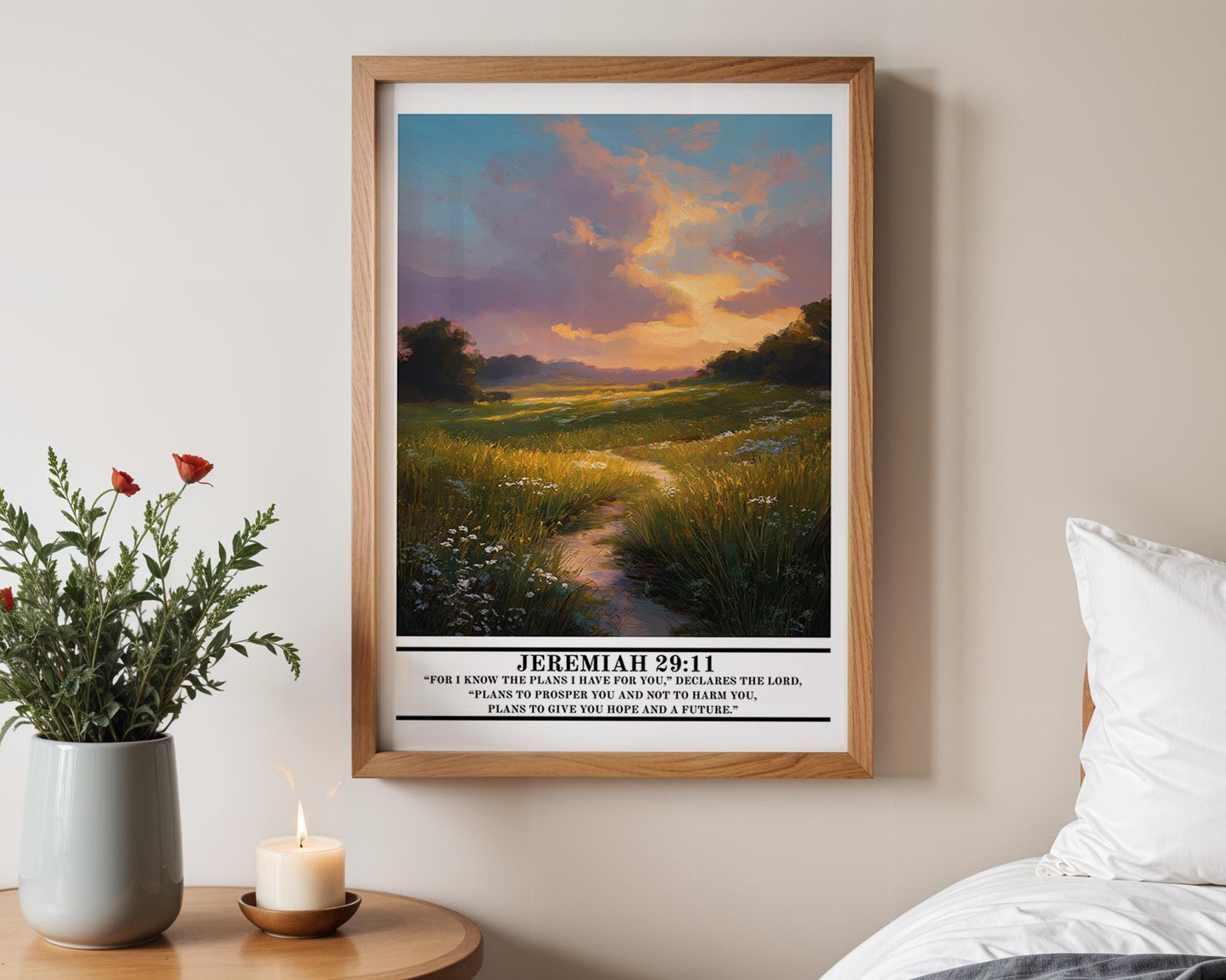 Christian Wall Art | Jeremiah 29:11 Print