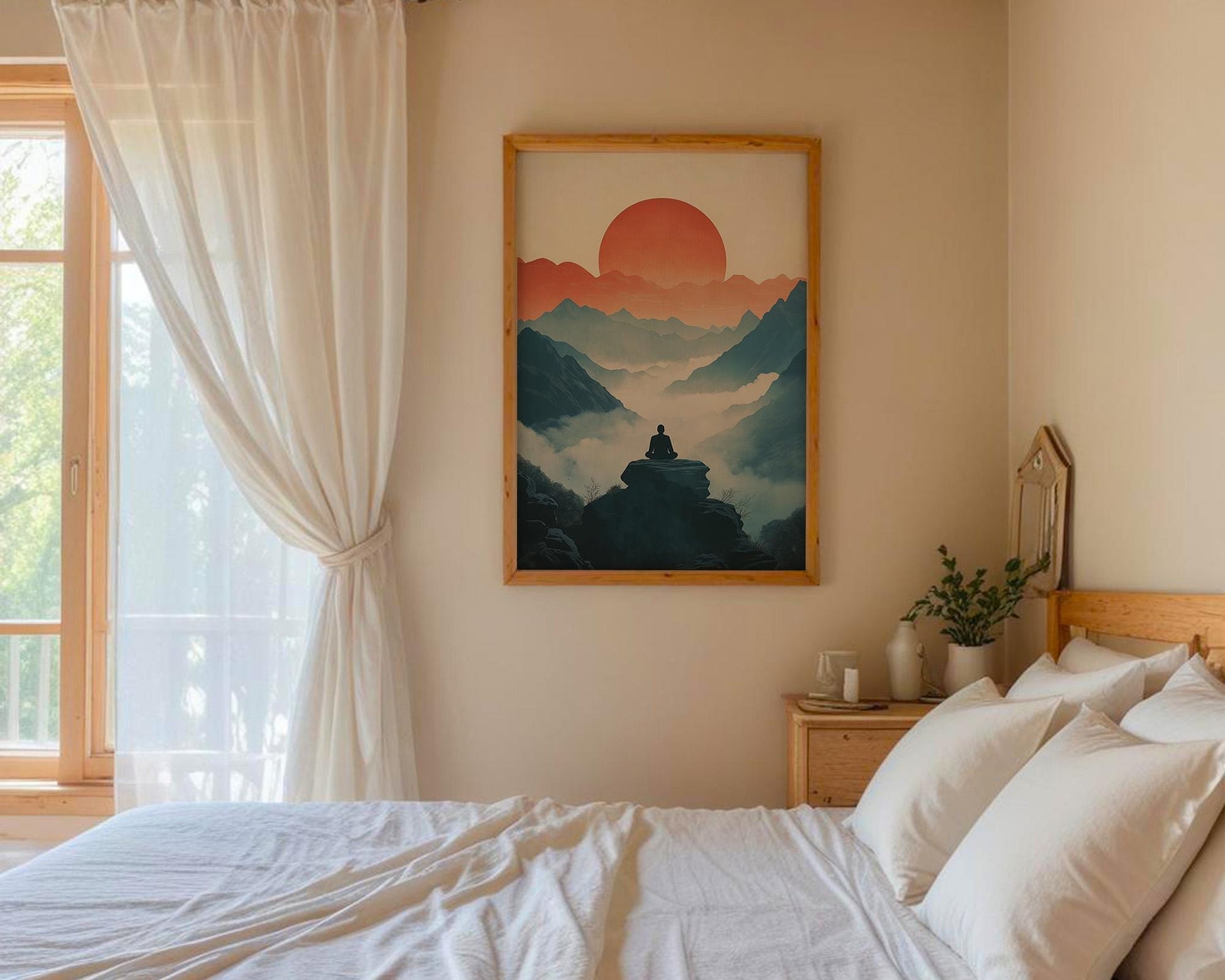 Japanese Wall Art Print | Zen Minimalist Poster
