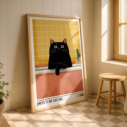 Bathroom Wall Art | Cat Bathroom Wall Art