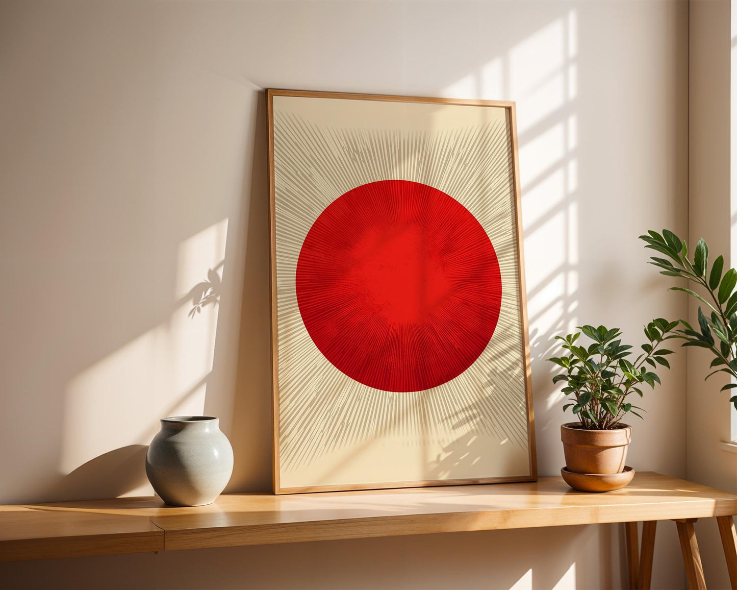 Japanese Wall Art Print | Minimalist Zen Yoga Decor