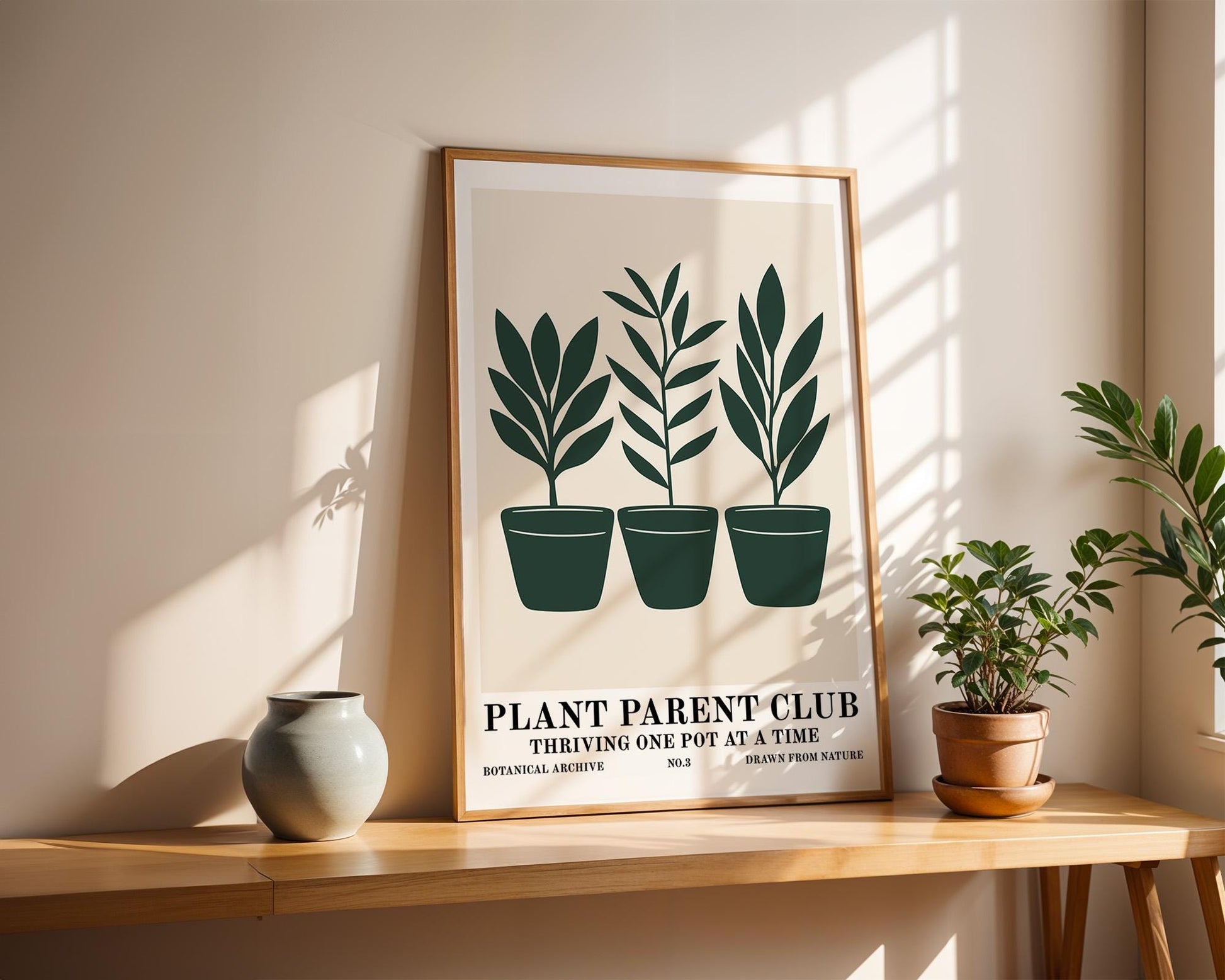 Flower Wall Decor | Botanical Plant Lover Poster