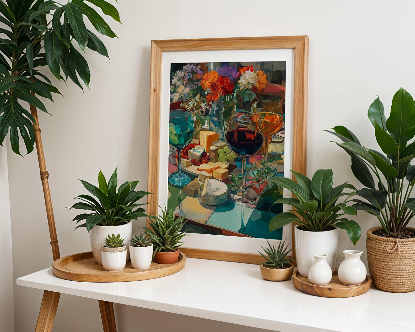 Dopamine Decor | Abstract Floral Poster