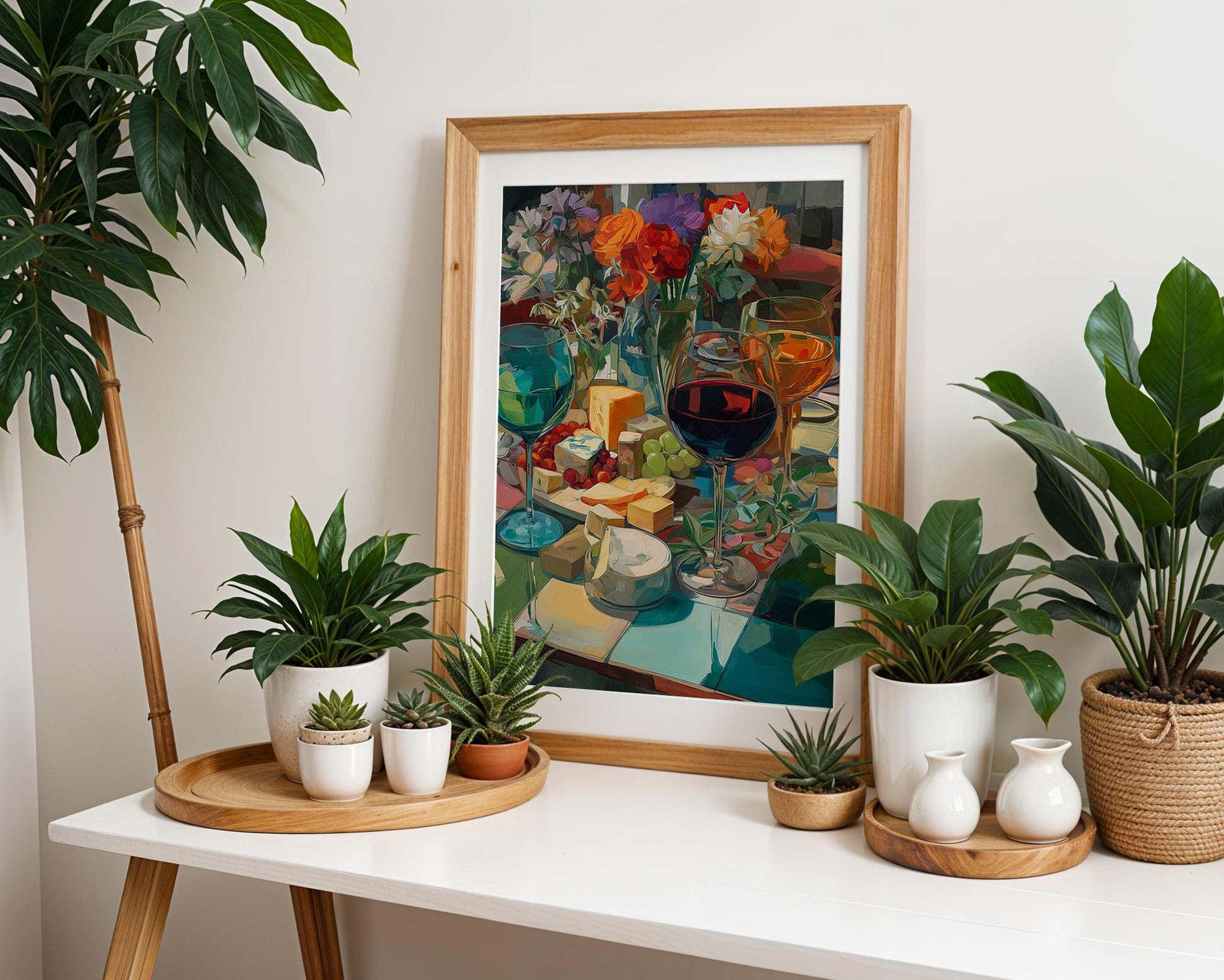 Dopamine Decor | Abstract Floral Poster