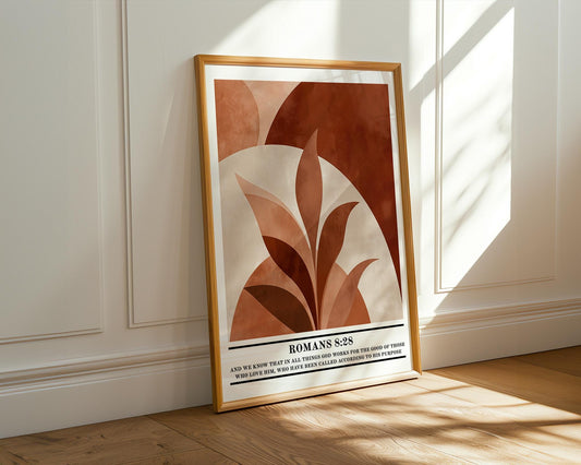 Christian Wall Art | Romans 8:28 Print