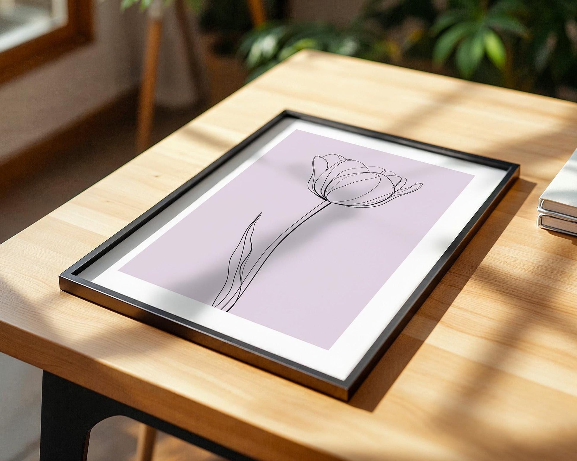 Flower Wall Decor | Abstract Tulip Poster