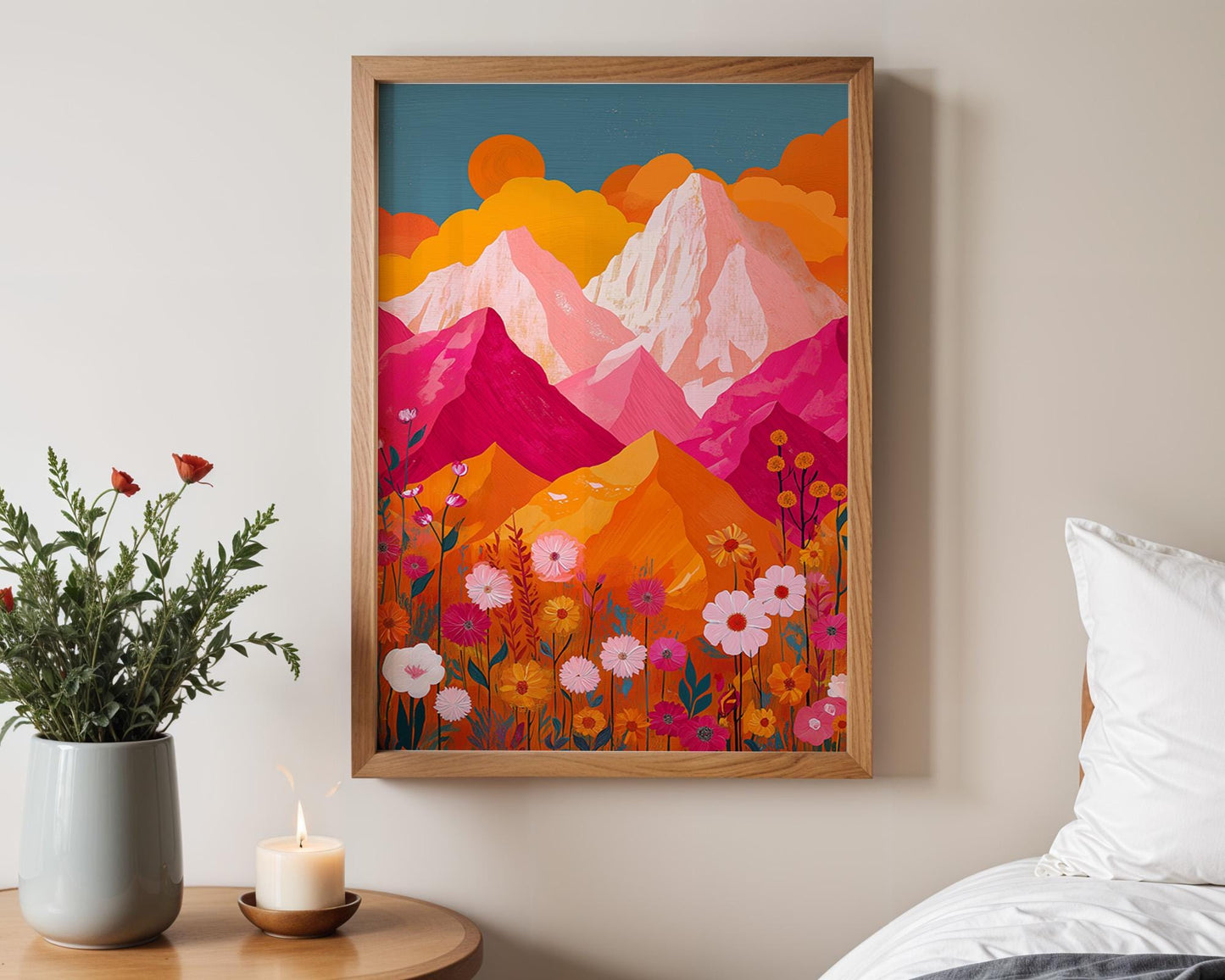 Dopamine Decor | Abstract Landscape Art Print