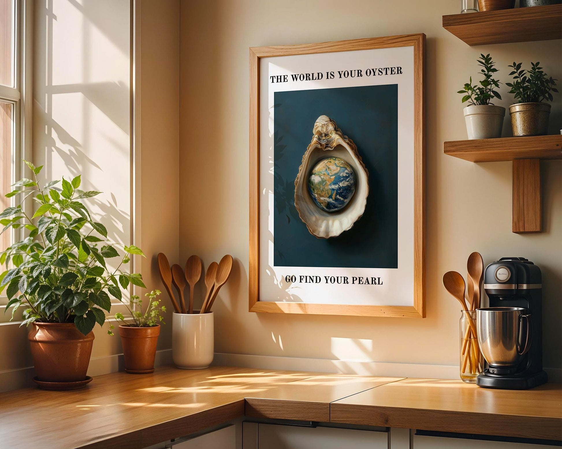 Kitchen Wall Art | Inspirational Travel Poster