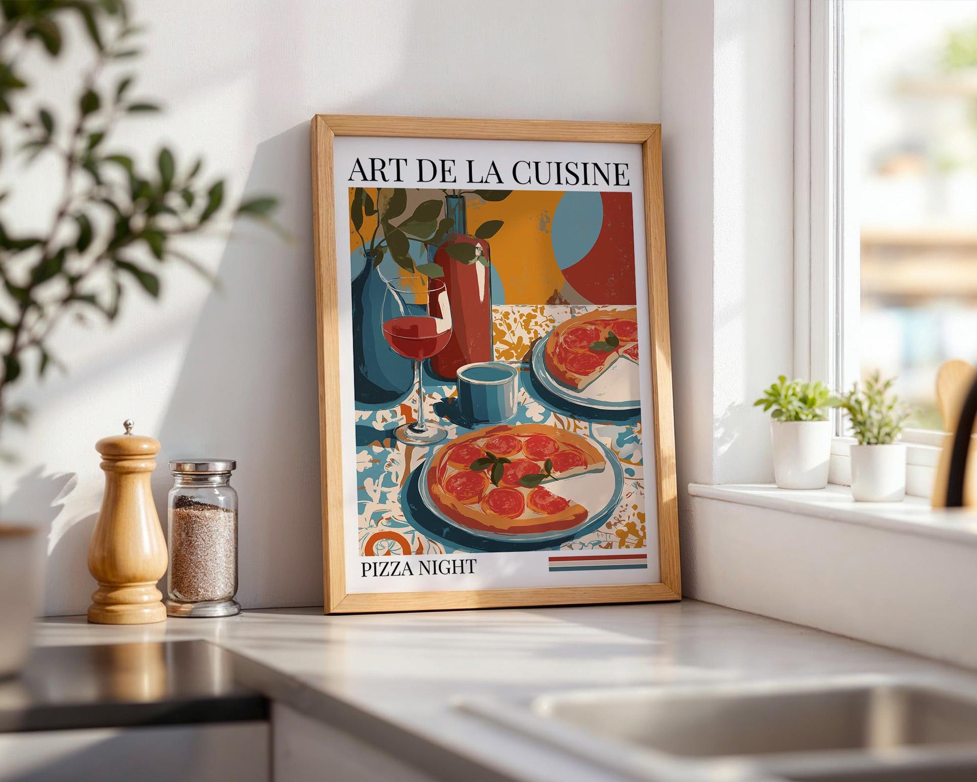 Kitchen Wall Art | Pizza Wall Art