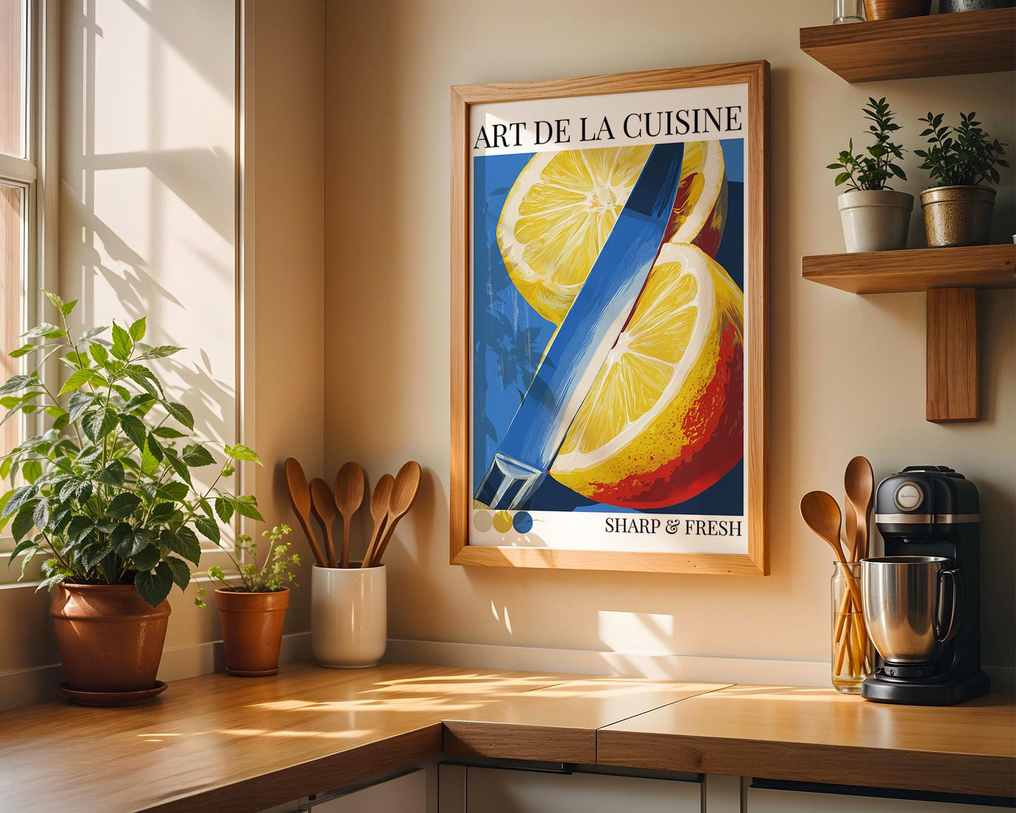 Kitchen Wall Art | Lemon Art Print