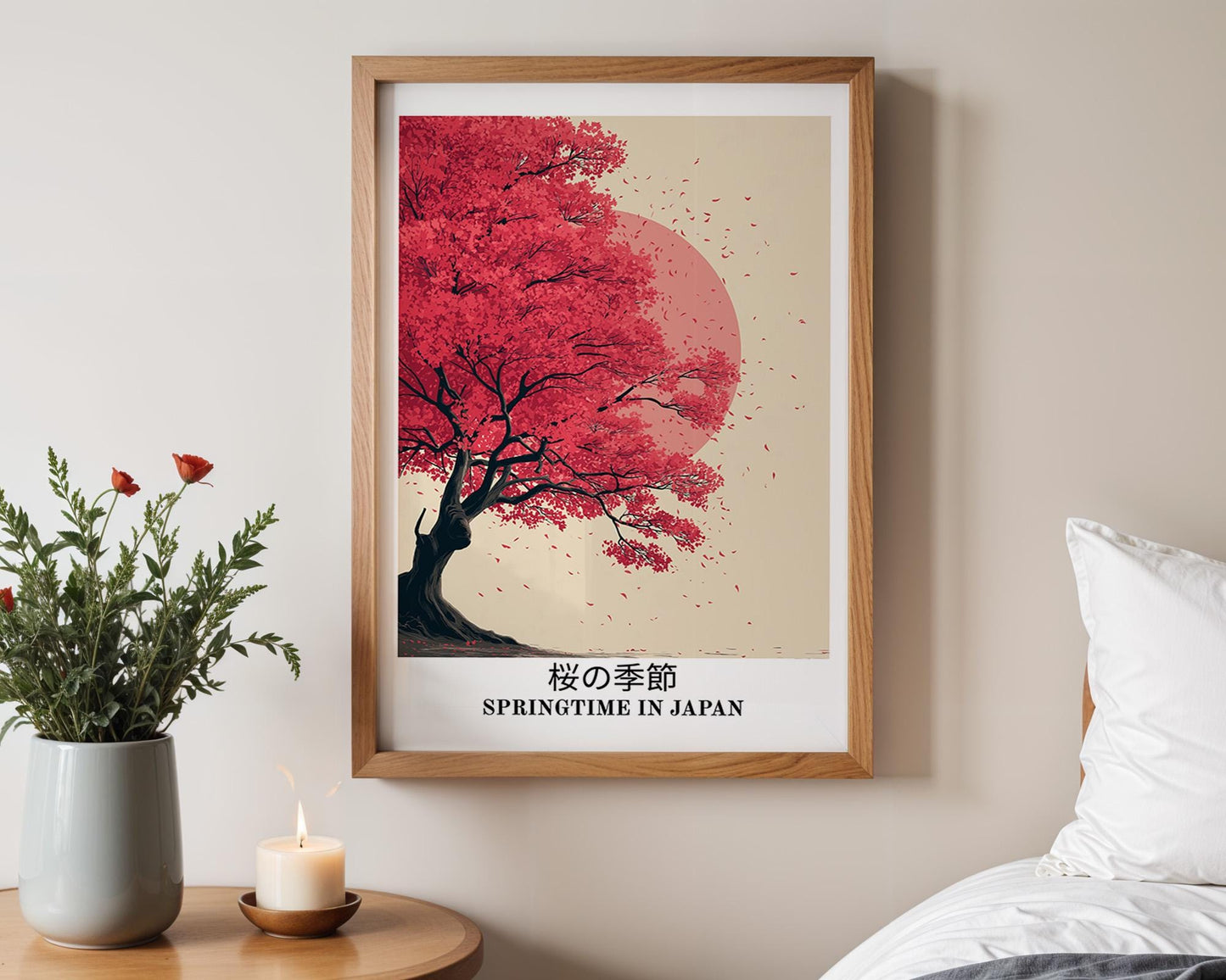 Japanese Wall Art | Japanese Sakura Wall Art